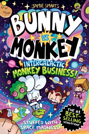 Bunny vs Monkey: Intergalactic Monkey Business! - Jamie Smart [KOMIKS]