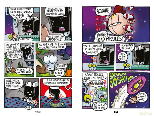 Bunny vs Monkey: Intergalactic Monkey Business! - Jamie Smart [KOMIKS]