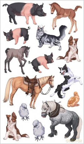 Busy Barnyard of Tattoo Farm Animals: 50 Temporary Tattoos that Teach [KSIĄŻKA]