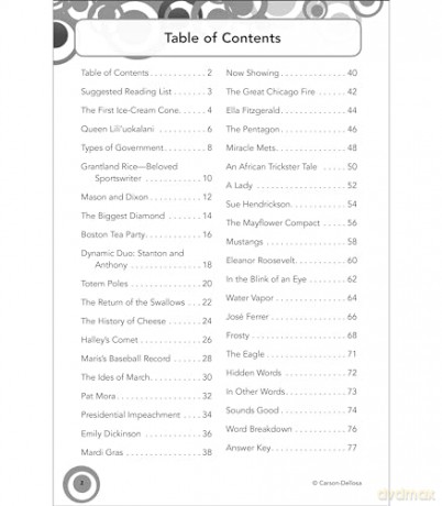Carson Dellosa Skill Builders Reading Comprehension Workbook-Language Arts Grade 6 Reproducible Activity Book With Reading Passages and Activities [KSIĄŻKA]