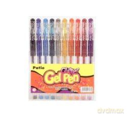 Długopis Gel Pen Glitter 10 Kolorów [SZKOŁA]