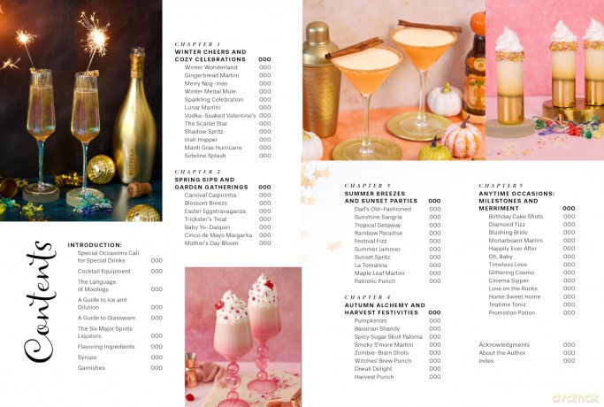 Celebration Cocktails: Outstanding Batch Cocktails and Individual Drinks for Holidays, Parties, Birthdays, Weddings, and Other Festive Occasions - Rhiannon Lee [KSIĄŻKA]