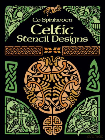 Celtic Stencil Designs: Pictorial Archive - Co Spinhoven [KSIĄŻKA]