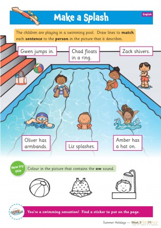 CGP Summer Holidays Activity Workbook - for kids between Reception and Year 1 - CGP Books [KSIĄŻKA]