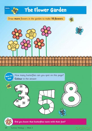 CGP Summer Holidays Activity Workbook - for kids between Reception and Year 1 - CGP Books [KSIĄŻKA]