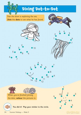 CGP Summer Holidays Activity Workbook - for kids between Reception and Year 1 - CGP Books [KSIĄŻKA]