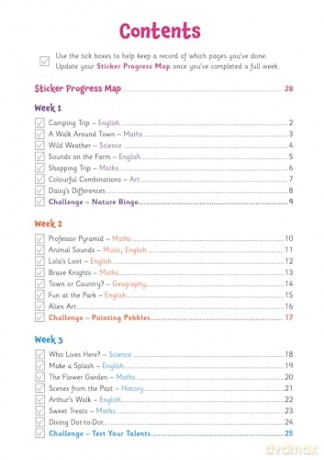 CGP Summer Holidays Activity Workbook - for kids between Reception and Year 1 - CGP Books [KSIĄŻKA]