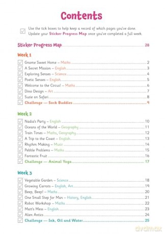 CGP Summer Holidays Activity Workbook - for kids between Year 1 and Year 2 - CGP Books [KSIĄŻKA]