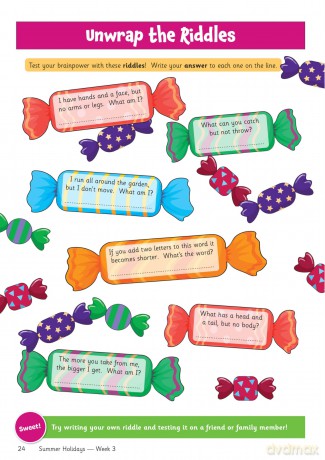 CGP Summer Holidays Activity Workbook - for kids between Year 3 and Year 4 - CGP Books [KSIĄŻKA]