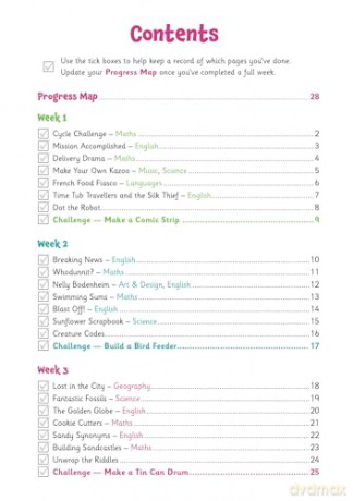 CGP Summer Holidays Activity Workbook - for kids between Year 3 and Year 4 - CGP Books [KSIĄŻKA]