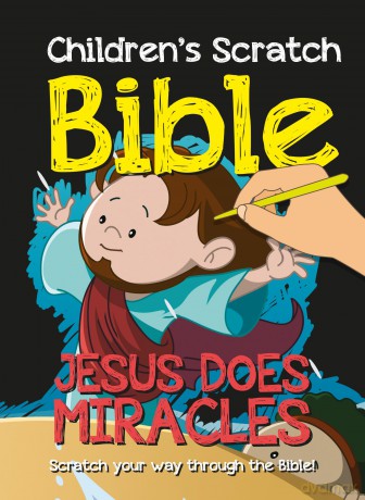 Children's Scratch Bible: Jesus Does Miracles: Scratch your way through the Bible! - Jacob Vium-Olesen [KSIĄŻKA]