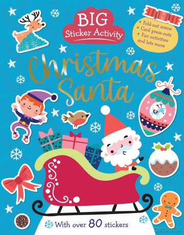 CHRISTMAS BIG STICKER BOOK - SANTA: Christmas Santa - Sarah Wade [KSIĄŻKA]