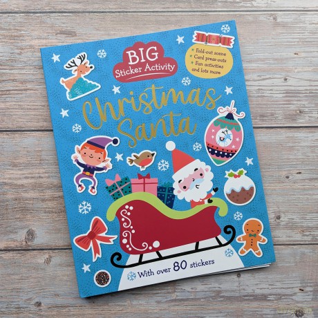 CHRISTMAS BIG STICKER BOOK - SANTA: Christmas Santa - Sarah Wade [KSIĄŻKA]