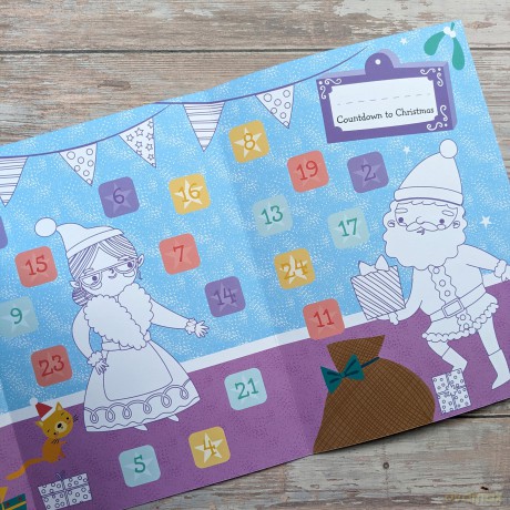 CHRISTMAS BIG STICKER BOOK - SANTA: Christmas Santa - Sarah Wade [KSIĄŻKA]