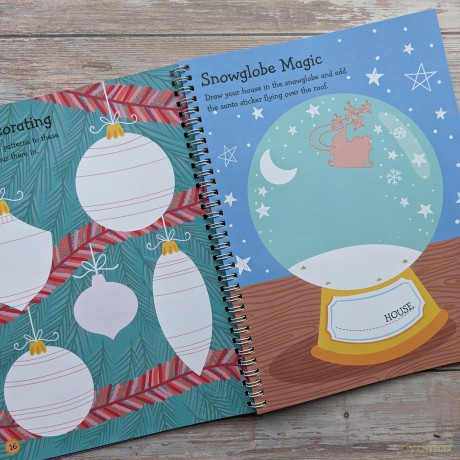 CHRISTMAS BIG STICKER BOOK - SANTA: Christmas Santa - Sarah Wade [KSIĄŻKA]