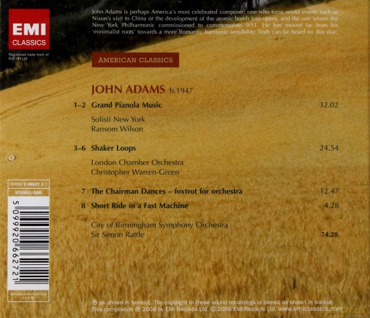 American Classics: John Adams [CD]
