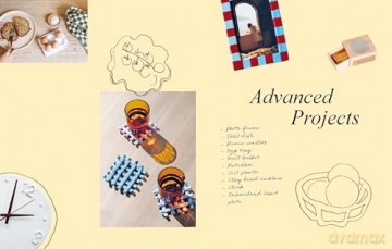 Clay Your Way: 20 simple projects to make your own homewares and accessories with air-dry clay: Over 20 simple projects to make with air-dry clay - Lolita Olympia [KSIĄŻKA]