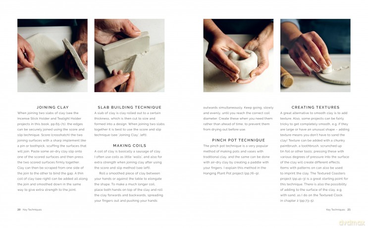 Clay: Easy air-dry clay projects to make at home - Sarah Reeves [KSIĄŻKA]