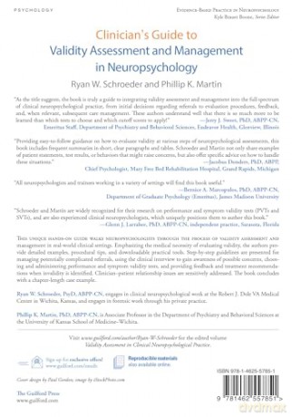 Clinician's Guide to Validity Assessment and Management in Neuropsychology - Ryan W. Schroeder [KSIĄŻKA]