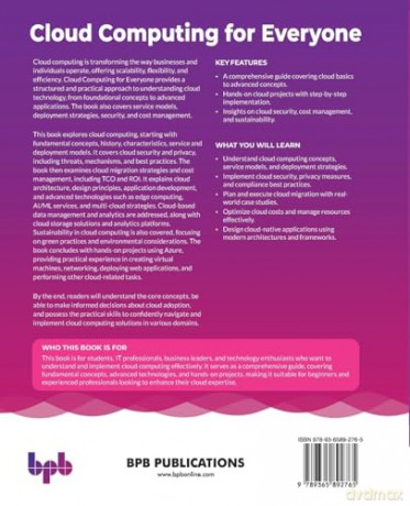 Cloud Computing for Everyone: Understanding principles, architecture, security, data, and green practices - Rohit Agarwal [KSIĄŻKA]