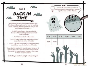 Cluedunnit: 5-minute Spooky Puzzles for Kids - E.Z. Case [KSIĄŻKA]