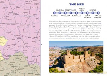 Collins Rail Map of Europe: Plan your flight-free European adventure - Collins Maps [KSIĄŻKA]