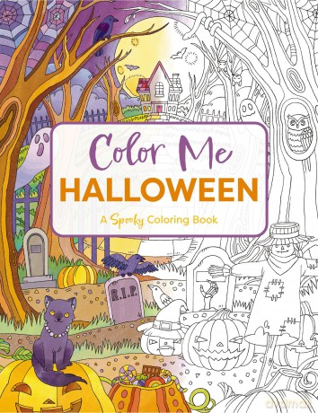 COLOR ME HALLOWEEN SC: A Spooky Coloring Book - Mill Cider [KSIĄŻKA]