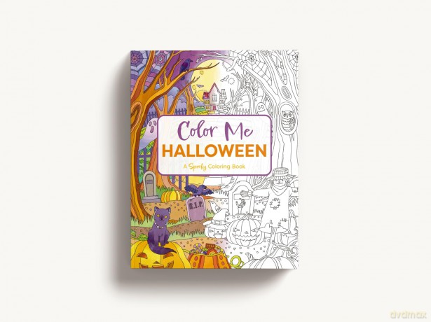 COLOR ME HALLOWEEN SC: A Spooky Coloring Book - Mill Cider [KSIĄŻKA]