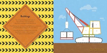 Color with Stickers: Construction: 10 Pictures to Make Includes Fun Facts! - Aimee Knight [KSIĄŻKA]