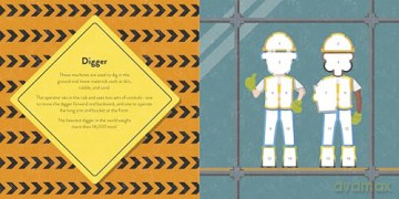 Color with Stickers: Construction: 10 Pictures to Make Includes Fun Facts! - Aimee Knight [KSIĄŻKA]
