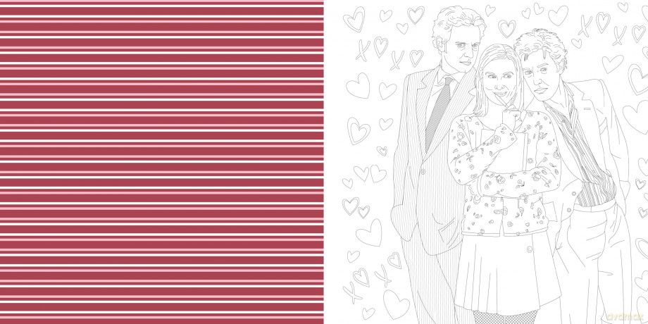 Coloring Rom-Com Movie Magic: An Unofficial Coloring Adventure - Walter Foster Creative Team [KSIĄŻKA]