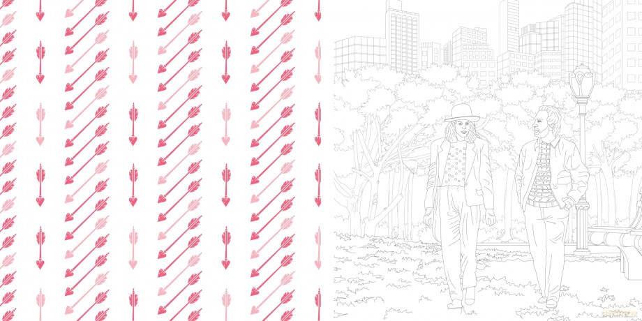 Coloring Rom-Com Movie Magic: An Unofficial Coloring Adventure - Walter Foster Creative Team [KSIĄŻKA]