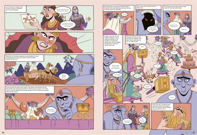 Comic Strip Myths: Norse Myths, Monsters and Viking Voyages - Stephen Davies [KSIĄŻKA]