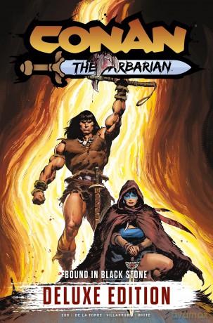 Conan the Barbarian: Bound In Black Stone Deluxe Edition - Jim Zub [KSIĄŻKA]