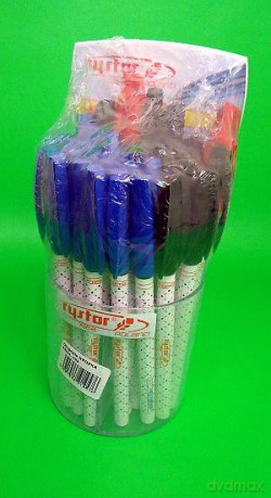 Długopis Kropka 0,5 45 Sztuk Mix Display [SZKOŁA]