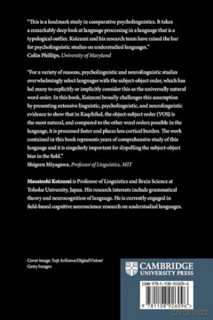 Constituent Order in Language and Thought: A Case Study in Field-Based Psycholinguistics - Masatoshi Koizumi [KSIĄŻKA]