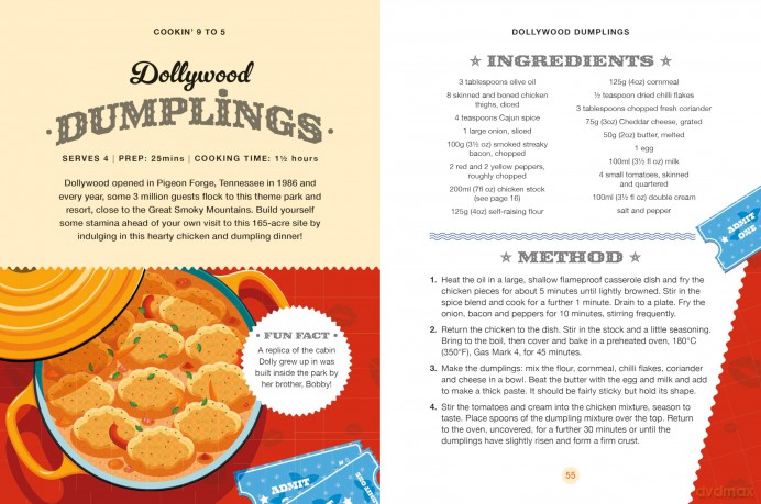 Cookin' 9 to 5: 60 Recipes Inspired by Dolly Parton - Pop Kitchen [KSIĄŻKA]
