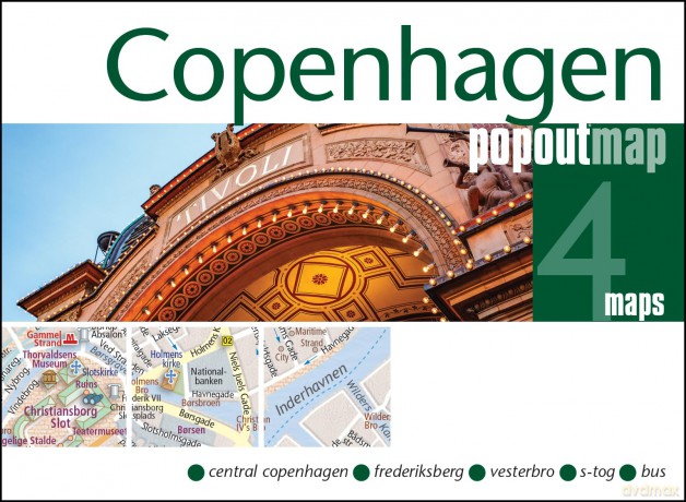 Copenhagen PopOut Map - PopOut Maps [KSIĄŻKA]