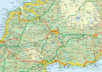 Cornwall Pocket Map: The perfect way to explore Cornwall - Collins Maps [KSIĄŻKA]