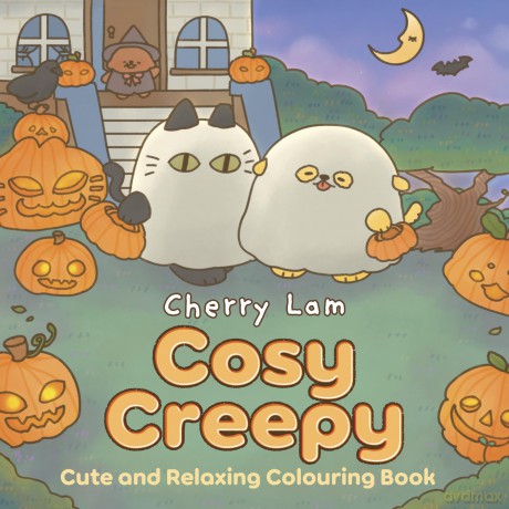 Cosy Creepy: Cute and Relaxing Colouring Book - Cherry Lam [KSIĄŻKA]