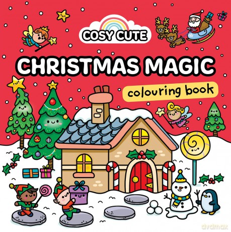 Cosy Cute Christmas Magic: Colouring Book: A quirky and festive cozy colouring book for tweens, teens and adults! NEW for Christmas 2025. Perfect gift for fans of Coco Wyo and TikTok colouring. - Cosy Cute [KSIĄŻKA]
