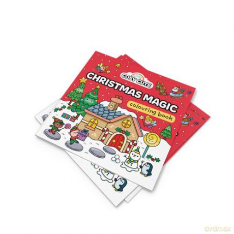 Cosy Cute Christmas Magic: Colouring Book: A quirky and festive cozy colouring book for tweens, teens and adults! NEW for Christmas 2025. Perfect gift for fans of Coco Wyo and TikTok colouring. - Cosy Cute [KSIĄŻKA]