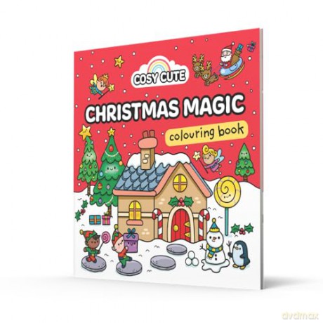 Cosy Cute Christmas Magic: Colouring Book: A quirky and festive cozy colouring book for tweens, teens and adults! NEW for Christmas 2025. Perfect gift for fans of Coco Wyo and TikTok colouring. - Cosy Cute [KSIĄŻKA]