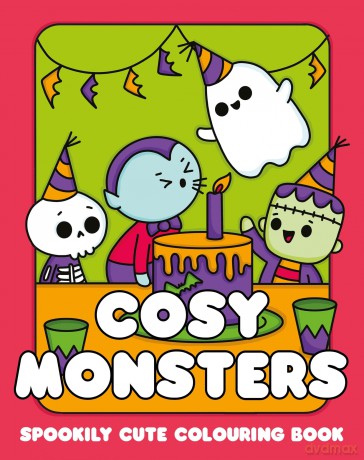 Cosy Monsters: A Super Cute Colouring Book - Hodder Children's Books [KSIĄŻKA]