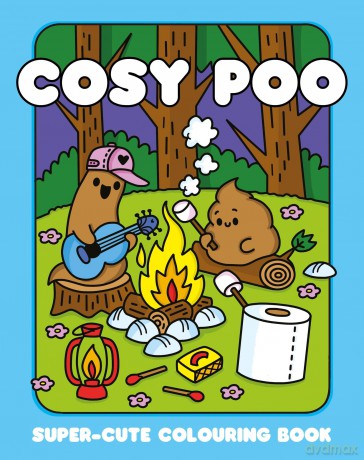 Cosy Poo: A Super Cute Colouring Book - Orchard Books [KSIĄŻKA]