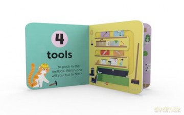 Count Down - At the Building Site: A new children's illustrated novelty board book for 2025 - Kit Frost [KSIĄŻKA]