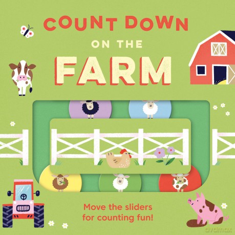 Count Down - On the Farm: A new children's illustrated novelty board book for 2025 - Kit Frost [KSIĄŻKA]