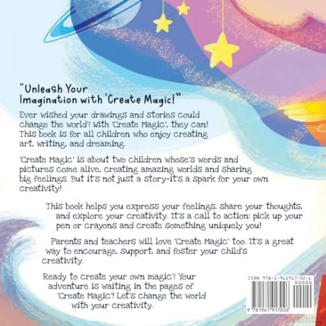 Create Magic: A Book for Kids Who Love to Write or Draw - Krystaelynne Sanders Diggs [KSIĄŻKA]