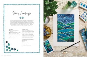 Creative Abstract Mixed Media: The beginner's guide to expressive painting with watercolor and more! - Kate Rebecca Leach [KSIĄŻKA]