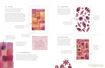 Creative Abstract Mixed Media: The beginner's guide to expressive painting with watercolor and more! - Kate Rebecca Leach [KSIĄŻKA]